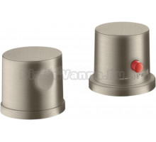 Термостат Axor Uno 38480820 на борт ванны, шлифованный никель