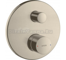 Смеситель Axor Uno 45405820 для ванны с душем, шлифованный никель