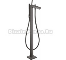 Смеситель Axor Citterio 39451340 напольный, шлифованный черный