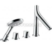 Термостат Axor Starck Organic на борт ванны, С ВНУТРЕННЕЙ ЧАСТЬЮ