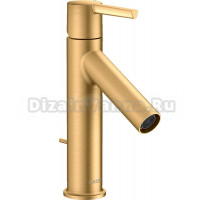 Смеситель Axor Starck 10001950 для раковины, шлифованная медь