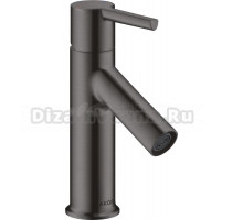 Смеситель Axor Starck 10102340 для раковины, шлифованный черный