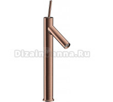 Смеситель Axor Starck 10129310 для раковины, шлифованное красное золото