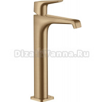 Смеситель Axor Citterio E 36113140 для раковины, шлифованная бронза