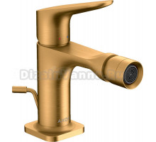 Смеситель Axor Citterio M 34210250 для биде, шлифованное золото