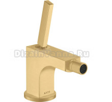 Смеситель Axor Citterio 39210250 для биде, шлифованное золото