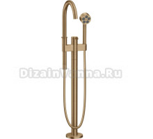 Смеситель Axor One 48440140 напольный, шлифованная бронза
