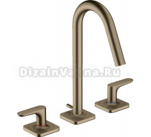 Смеситель Axor Citterio M 34133820 для раковины, шлифованный никель