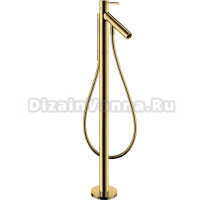 Смеситель Axor Starck 10456990 напольный, полированное золото