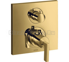 Термостат Axor Citterio 39720990 для ванны с душем, полированное золото