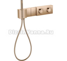 Термостат Axor Edge 46700300 для душа, полированное красное золото