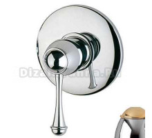 Смеситель Bandini Antico 854120KO00 для душа, ручка металлическая Antico, хром-золото