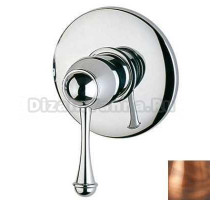 Смеситель Bandini Antico 854120JJ00 для душа, ручка металлическая Antico, медь