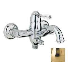 Смеситель Bandini Antico 855820KKSF для ванны/душа, золото/ручка Swarowski Antico
