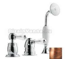 Смеситель Bandini Antico 5168400JJ0SC для душа, медь/ручка Swarowski Antico