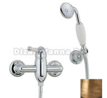 Смеситель Bandini Antico 858620YY00 для душа, бронза/ручка керамическая Antico