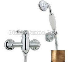 Смеситель Bandini Antico 858820YY00 для душа, бронза/ручка Swarowski Antico