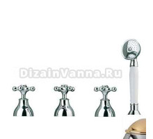 Смеситель Bandini Classic 616940KO21SC для душа, хром-золото