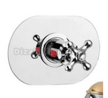 Смеситель Bandini Antica 824920KO06PO для душа, хром-золото