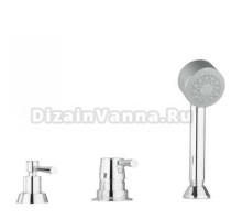 Смеситель Bandini Giob 416340SS40SCD для душа, хром матовый/коническая ручка