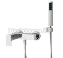 Смеситель Bandini Dive 788120NN03 для душа, хром/черный кориан