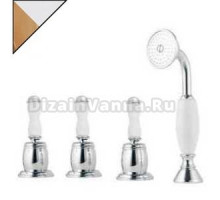 Смеситель Bandini Antica 616740KO06SC для душа, хром/золото