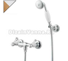 Смеситель Bandini Antica 568720KO06 для душа, хром/золото