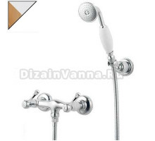 Смеситель Bandini Antica 568620KO06 для душа, хром/золото