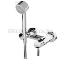 Смеситель Bandini Giob 468320SS40D для душа, матовый хром/коническая ручка