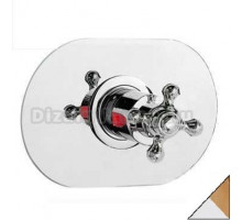 Смеситель Bandini Antica 824920KO06PO для душа, хром/золото