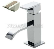 Смеситель Bandini Ice Cube 2 7501200003LR для раковины, хром/ручка белый дуб