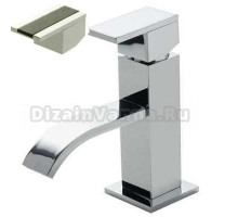 Смеситель Bandini Ice Cube 2 750120PN03LW для раковины, никель/ручка венге