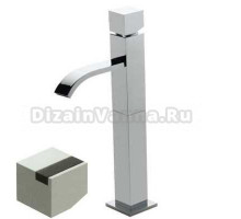 Смеситель Bandini Ice Cube 2 7503200004LW для раковины, хром/ручка венге
