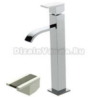 Смеситель Bandini Ice Cube 2 7503200003LW для раковины, хром/ручка венге
