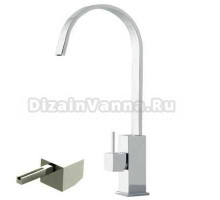 Смеситель Bandini Ice Cube 2 7502200005LW для раковины, хром/ручка венге