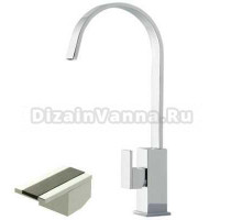 Смеситель Bandini Ice Cube 2 7502200003LW для раковины, хром/ручка венге