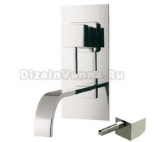 Смеситель Bandini Ice Cube 2 7512200005LW для раковины, хром/ручка венге