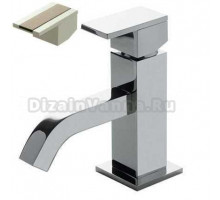 Смеситель Bandini Ice Cube 7501200002LR для раковины, хром/ручка белый дуб