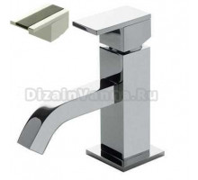 Смеситель Bandini Ice Cube 750120SN02LW для раковины, матовый никель/ручка венге