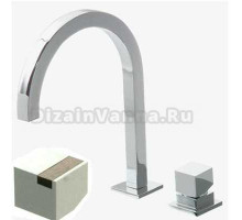 Смеситель Bandini Ice Cube 7507200001LT для раковины, хром/ручка тик