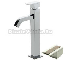 Смеситель Bandini Ice Cube 7503200002LT для раковины, хром/ручка тик