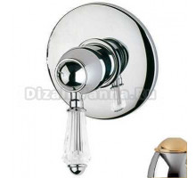 Смеситель Bandini Antico 854820KO00 для душа, ручка Swarowski Antico, хром-золото