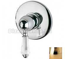 Смеситель Bandini Antico 854820KK00 для душа, ручка Swarowski Antico, золото