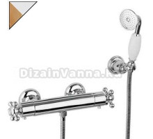 Смеситель Bandini Antica 568420KO06 для душа, хром/золото