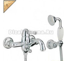 Смеситель Bandini Antico 855620ZZ00 для ванны/душа, цирконий/ручка керамическая Antico
