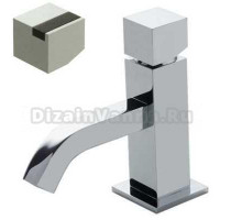 Смеситель Bandini Ice Cube 750120PN01LW для раковины, никель/ручка венге