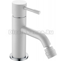 Смеситель Boheme Uno 466-WCR для биде, white chrome Смеситель Boheme Uno 466-WCR для биде, white chrome
