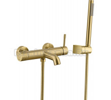 Смеситель Boheme Uno 463-MG для ванны с душем, matt gold