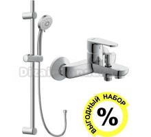 Смеситель Cersanit Cersania 63031 для ванны с душем + душевой гарнитур