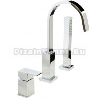 Смеситель Cezares Unika BVD3-01 на борт ванны, хром